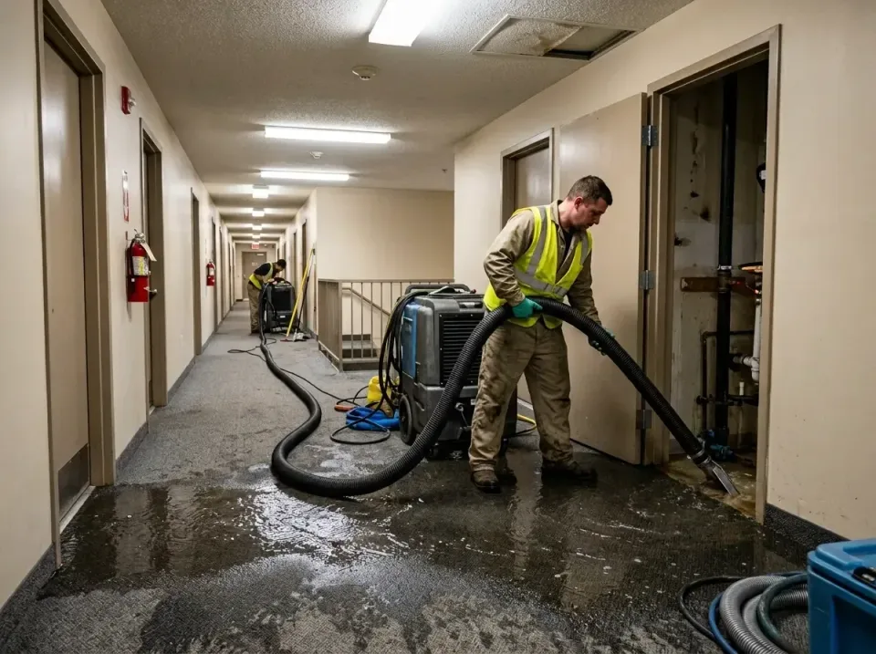 multi-unit-apartment-hallway-f-005 — frequently asked questions, Emergency Burst Pipe Water Extraction & Removal in Dunlap,…